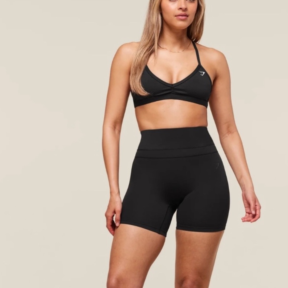 Gymshark x Whitney Simmons Black High Rise Biker Shorts